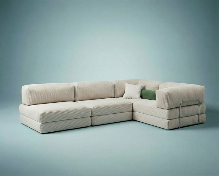 Atelier Del Sofa Kanyon - Sofá-Cama Esquinero Crema Atelier Del Sofa Kanyon - Sofá-Cama Esquinero Crema